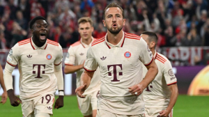 Bayern Munich's Harry Kane scored four goals to become England's top scorer in Champions League or European Cup history in a demolition of Dinamo Zagreb.