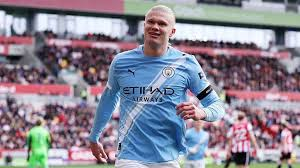 Erling Haaland continued his prolific form as Manchester City battled to a narrow victory over Brentford and gave boss Pep Guardiola his 250th Premier League win.
