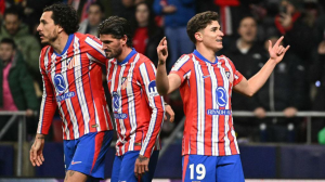 Atletico Madrid fought back to secure a remarkable Champions League win over Bayer Leverkusen despite playing with 10 men for 65 minutes.