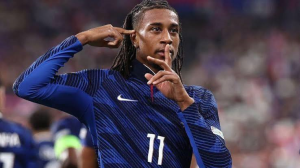 France scored four goals in the final 13 minutes to come from behind to beat Belgium in the Nations League as Zinedine Zidane maintained his unbeaten start in charge.