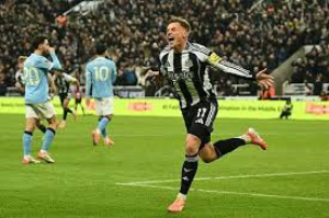 Harvey Barnes fired Newcastle United to a memorable victory against Manchester City in a rip-roaring Premier League contest.