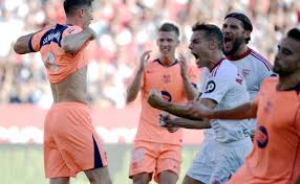 Barcelona missed the chance to return to the top of La Liga after being thrashed by Sevilla.