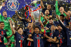 New-look PSG make history on emotional night for Luis Enrique.