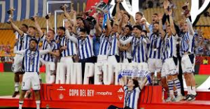 Real Sociedad overcame Atletico Madrid on penalties to seal a fourth Copa del Rey triumph.