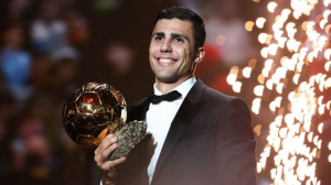 Man City and Spain midfielder Rodri wins men's Ballon d'Or.