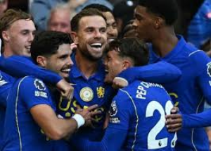 Jordan Henderson scored his first Chelsea goals to help his new side to a dominant victory over Bournemouth.