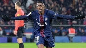 Ousmane Dembele scored twice as Paris St-Germain moved back to the top of Ligue 1 with a confident victory over Lille.