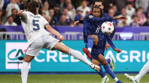 Michael Olise scored a fantastic goal as France drew with Italy in the Nations League.