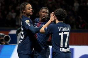 Ousmane Dembele scored twice as Paris St-Germain demolished rivals Marseille in Le Classique to move back to the top of Ligue 1.