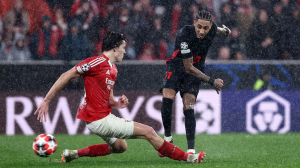 Barcelona twice fought back from two goals down - and two Wojciech Szczesny howlers - to snatch a dramatic victory at Benfica.